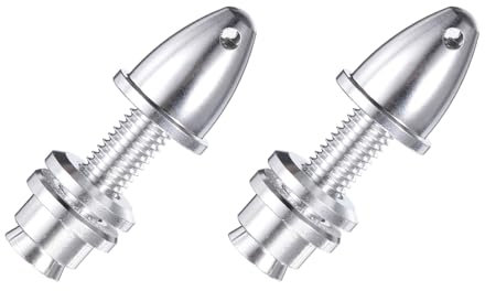 QUARKZMAN RC Flugzeug Propeller Spinner, 5mm Bohrung und 8mm Ausgangswelle Propelleradapter für bürstenlose Motoren und Drehzahlregler, Packung mit 2 Stück