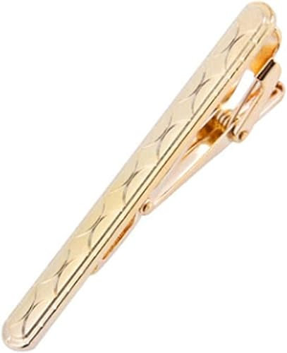 Krawattennadel, Krawattenklammer Herren Gold Krawattenklammer Business Abendgarderobe Männer und Frauen Pin Sicherheitskrawattenklammer Krawattenklammern(E)