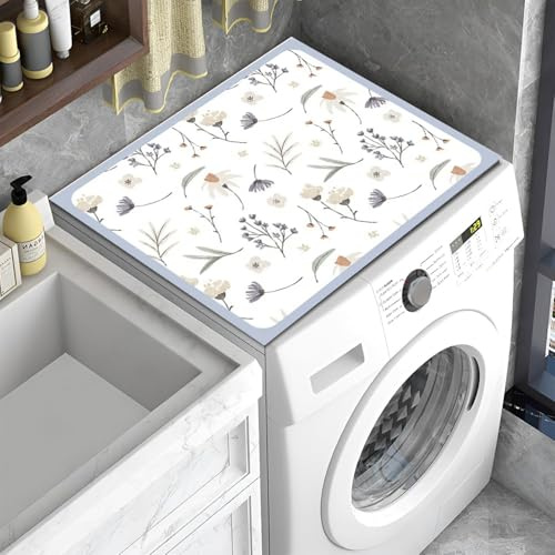 YeahBoom Waschmaschinenauflage 60x60cm,Waschmaschinenabdeckung Universal