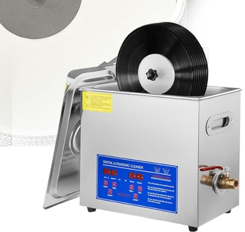 WEIMILOR Limpiador de Piezas ultrasónico de 6,5 l, Limpiador de carburador ultrasónico calentado, máquina limpiadora de carburador ultrasónica Industrial con Temporizador Digital para Joyas