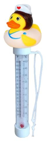 Baby-Badethermometer – Pool-Thermometer | Wasserthermometer | Wassertemperatur-Thermometer | Badetemperaturthermometer | Digitale Thermometer mit niedlichem Enten-Design für Eisbad, Pool