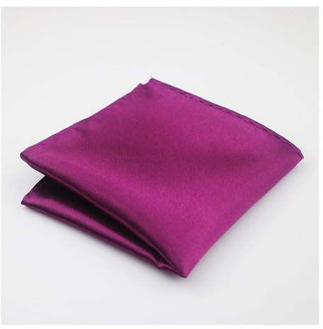 UYFRD Klassisches Einstecktuch für Herren, 22 cm, bunt, einfarbig, weiß, koreanisches Kleid, Brusttasche, Handtuch, modisches britisches Einstecktuch (Nr. 8)