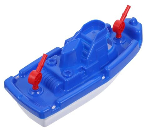 BESTonZON 1Stk Schnellboot badewannenspielzeug -Pool kindersicherung Pool kinderknallzeug gieskanne kinderspielzeug Spielzeugboote aus Kunststoff Badeboot Plastik Blue