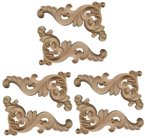 STOBOK 3 Sätze Abziehbilder Für Holzschnitzereien Wandtattoos Für Die Küche Decke Anlage Eukalyptus Geäst Die Chinesen Graceling Applikation Aus Holz Holzgeschnitztes 2 Stück * 3