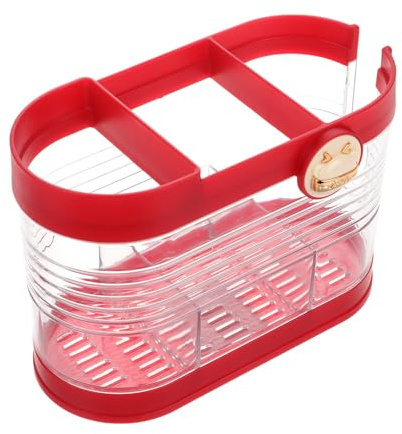 Sewroro Organizer Cucina Vintage Porta Posate Sottile in Abete Scolapiatti e Divisori per Bacchette, Cucchiai e Forchette, Contenitore Compatto da Appoggio per Utensili da Cucina Sul