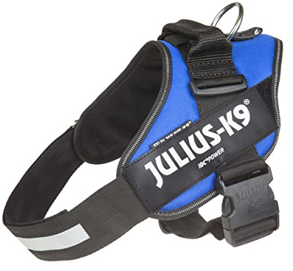 Julius K9 16IDC-B-1 IDC-Powergeschirr mit Logofeld, Gr. 1, blau