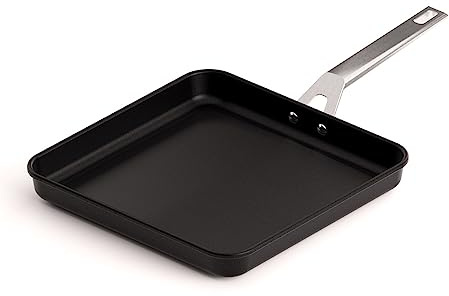 Valira Aire - Plancha Premium de 28x28 cm Hecha en España, Aluminio Fundido con Antiadherente Reforzado, Apta para inducción