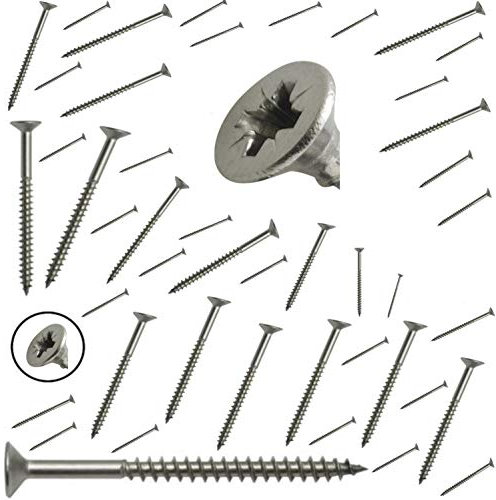 Vis 5mm INOX A2 Bois Cruciforme GAMME PRO 5x45 4x50 5x60 5x70 5x80 5x90 ((Lot 1000) 5x90mm)