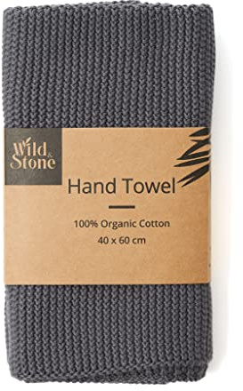Wild & Stone GOTS Organic Cotton Hand Towel, 40 x 60cm
