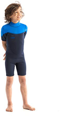 Jobe Boston Shorty 2mm Traje De Neopreno, Surfing Wetsuits Bebé Niños, Azul (Blue), 8 Años