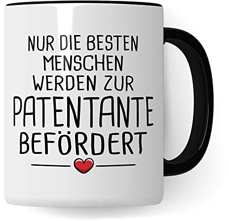 Tasse à café marraine - Cadeau de baptême - Cadeau de parraine - Cadeau de baptême - Pour patin - Pour parrain - Idée cadeau