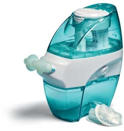 Navage Starter Bundle - Nasal Irrigation System - Saline Nasal Rinse Kit with 1 Nose Cleaner, 30 SaltPods and Teal Travel Case