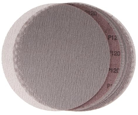 sourcing map 10pcs Mesh Sanding Discs 9 Inch Hook and Loop Sanding Net 120 Grits Dust Free Abrasive Pads for Car Wood Drywall Metal Polishing & Grinding