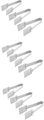 MAGICLULU Sieb 9 Stück Edelstahl Teebeutelhalter Grill Fischschaufel Heimwerkzeuge