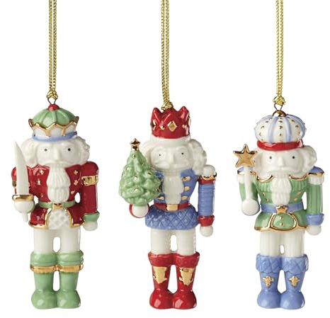 Lenox 896870 Lot de 3 décorations Casse-Noisette