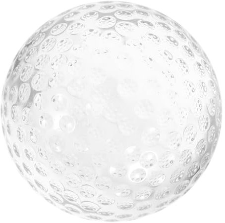 Amosfun Decorazione Forma Di Palla Da Golf Sfera Decorativa Cristallo Per Arredamento Casa e Ufficio Leggera e Compatta