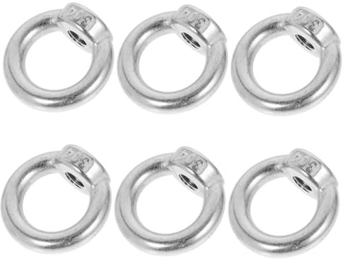 CIYODO 6 Stück Ringschraube Mit Ringmutter Aus Edelstahl Für Dachgepäckträger Und Kajak-zubehör