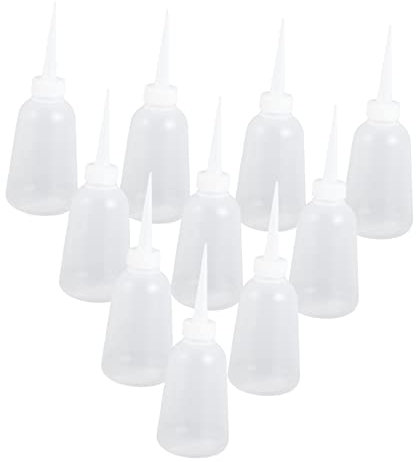 OKUMEYR 10stücke Flüssigkleber Tropfflasche Aus Kunststoff Quetschflasche Für Präzisions-applikator Sichtbare Flasche Zum Dosieren Von Flüssigkeiten Und Klebstoffen