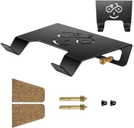 Portabici montato a parete, portabiciclette, portabiciclette, ad alta resistenza, per appendere biciclette, organizer salvaspazio per biciclette, supporto per mountain bike da corsa
