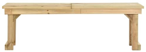 ULUYYUC Bierbänke Sitzbank Outdoor Bierzeltgarnitur Klein Garden Bench - Gartenbank 140 cm Imprägniertes Kiefernholz für Garten Terrasse Parks Balkon