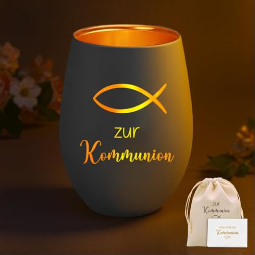 Kommunion Geschenke für Mädchen und Jungen, Erstkommunion Kommunion Deko Mit Motiv Fisch, Personalisierte Besondere Kleine Kommunionsgeschenke, Tischdeko Gastgeschenke, Christliche Geschenke