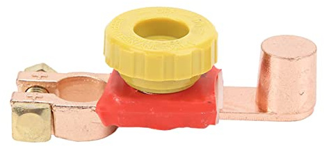 Aramox Battery Switch Batterie-Trennschalter, 6 V, 12 V, 24 V, ABS-Messing, Stromunterbrechung, Hauptschalter, Trenntrenner für Auto, Wohnmobil, ATV