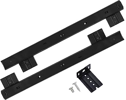 DECOMELODY Keyboard Rail Rack Adjustable Keyboard Slide Drawer -Design Rack Strong Bearing Pull Tray Desk Computer Accessories Under Desk