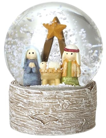 Heaven Sends Nativity Scene Christmas Snow Globe