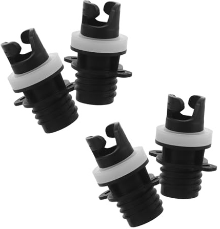 MAGICLULU 4pcs Kayak Valve Adapter Paddle Board Air Pump Connector Fast Inflation Pump Attachment for Inflatable Dinghy Sup Equipment