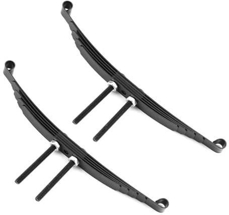 2 set di molle a balestra in acciaio compatibili con modelli di autocarri con rimorchio per trattori Tamiya RC 1/14, accessori di ricambio, D