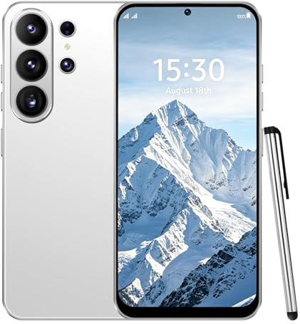 QrZrQ 4G Smartphone, Écran HD+ 6.6 Incell, 4GB RAM+32GB ROM(TF 256GB), Batterie 5000mAh, Android 12, Double Nano SIM, Caméra 16MP+13MP, Déverrouillage Facial, OTG (Silver)