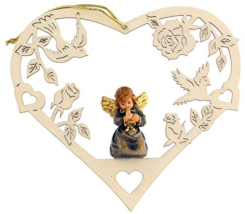 Holyart Addobbo Natale Angelo Cuore con Tromba