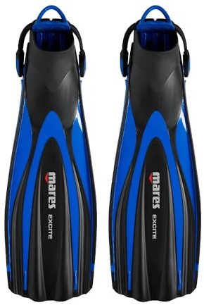 Mares Excite, Geräteflossen fur Tauchen, Erwachsene, Blau, XS (35-36)