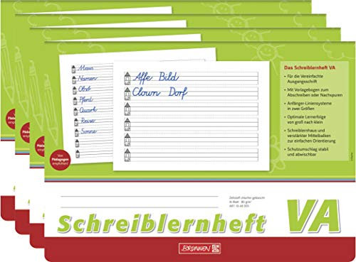 Brunnen Schreiblernheft (4, Lineatur VA)