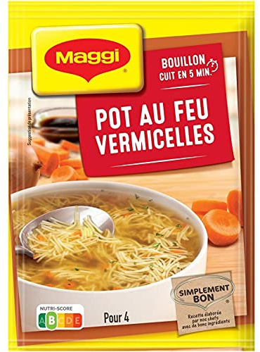 NESTLE MAGGI - Soupe Saveur À L'Ancienne Au Feu Aux Vermicelles 57G - ( Lot De 4 )