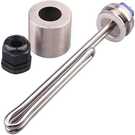 Heating Element Stainless Steel 120V 1650W 1.5 Tri-clamp Electric Water Heating Element Immersion Heater Resistance