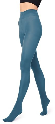 Merry Style Collants opaques pour femme en microfibre collants unis idéaux pour l'automne et l'hiver 70 DEN (Bleu nuit M (Taille du Fabricant: 3))