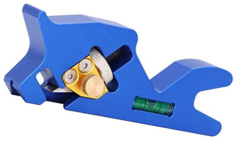 Rabot à main pour menuiserie, lame plate opération facile rabot d'angle à 45° haute efficacité avec niveau à bulle pour couper les panneaux de particules de contreplaqué