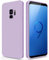 GiiYoon Case Compatible with Samsung Galaxy S9, Silky-Soft Touch Full-Body Protective Phone Silicone Case, Shockproof Cover with Microfiber Lining, Purple