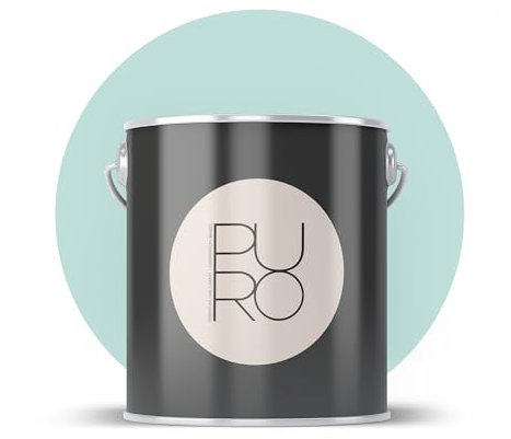 Livingwalls PURO Premium Wandfarbe c4006 - Malerfarbe mit sehr hoher Deckkraft - matte hochwertige Innenfarbe in Blau - 2,5l