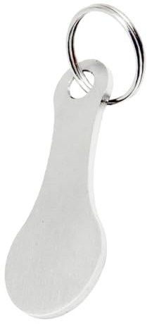 NAMOARLY Stainless Steel Shopping Trolley Token Keychain Cart Key Holder Practical Shopping Token Pendant for Easy Use and Key Decoration