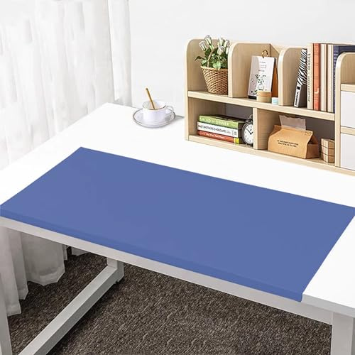 Benutzerdefinierte Größe Tischschoner, Leder Schreibtischmatten mit Kantenschutz, Rutschfeste Tastaturpad Mausmat, Laptop Tisch-Pad, Schreibtischunterlagen für Büro und Zuhause(100 * 50cm)