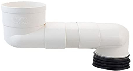 Prolunga per tubo di scarico per WC, 15 cm, bianco