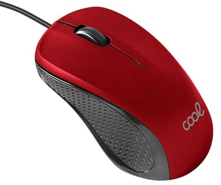 Ratón Cool USB Wired Rojo