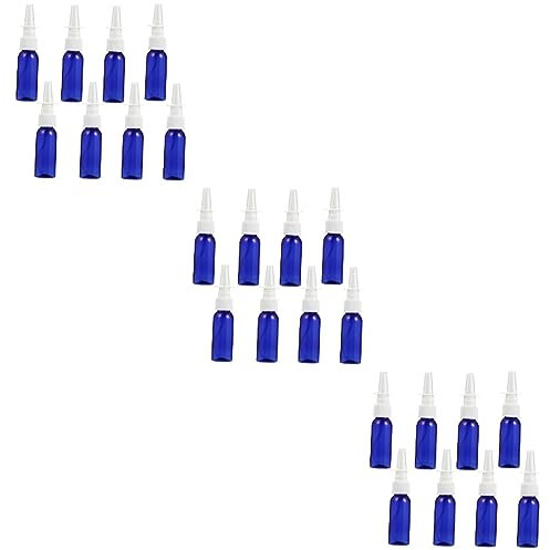 Didiseaon Pcs Bouteille D'Épaule Ronde Avec Petit Flacon Pulvérisateur De Solution Bouteille De Gouttes Nasales Distributeur Blanc Bouteille De Liquide Récipient En Plastique Injection