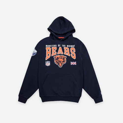 Chicago Bears Unisex Football Hooded Kapuzenpullover, Blau, L EU
