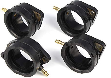 FSFYUK Vergaserhalter Ansaugstutzen Faltenbalg Für ZX1100C ZX-11 Ninja 1990-1993, ZX1200C ZZR1200 2002-2005