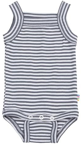 Joha Baby Mädchen Trägerbody Sommer Merino-Wolle/Seide, Größe:86/92, Farbe:Dark Grey