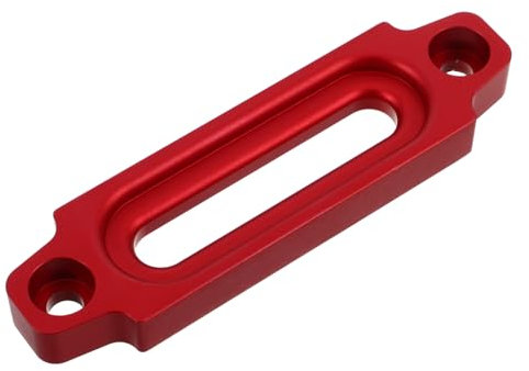 BUGUUYO Seilführung Seilwinde Zubehör Windenführung Zubehör Seilwinde für Boote Ersatzteile für Winden Synthetisches Windenseil Windenzubehör Hawse Fairlead Aluminiumlegierung rot