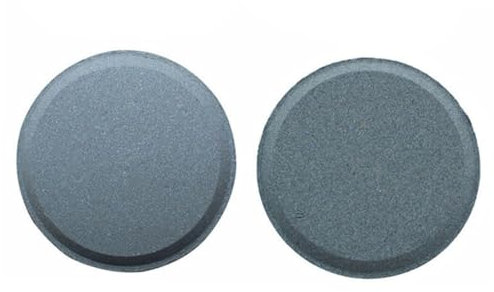 HOMSFOU 2piezas Piedra De Afilar Redonda Doble Para Cocina Hogar Piedra Afilar Portátil Para Exteriores Afilador